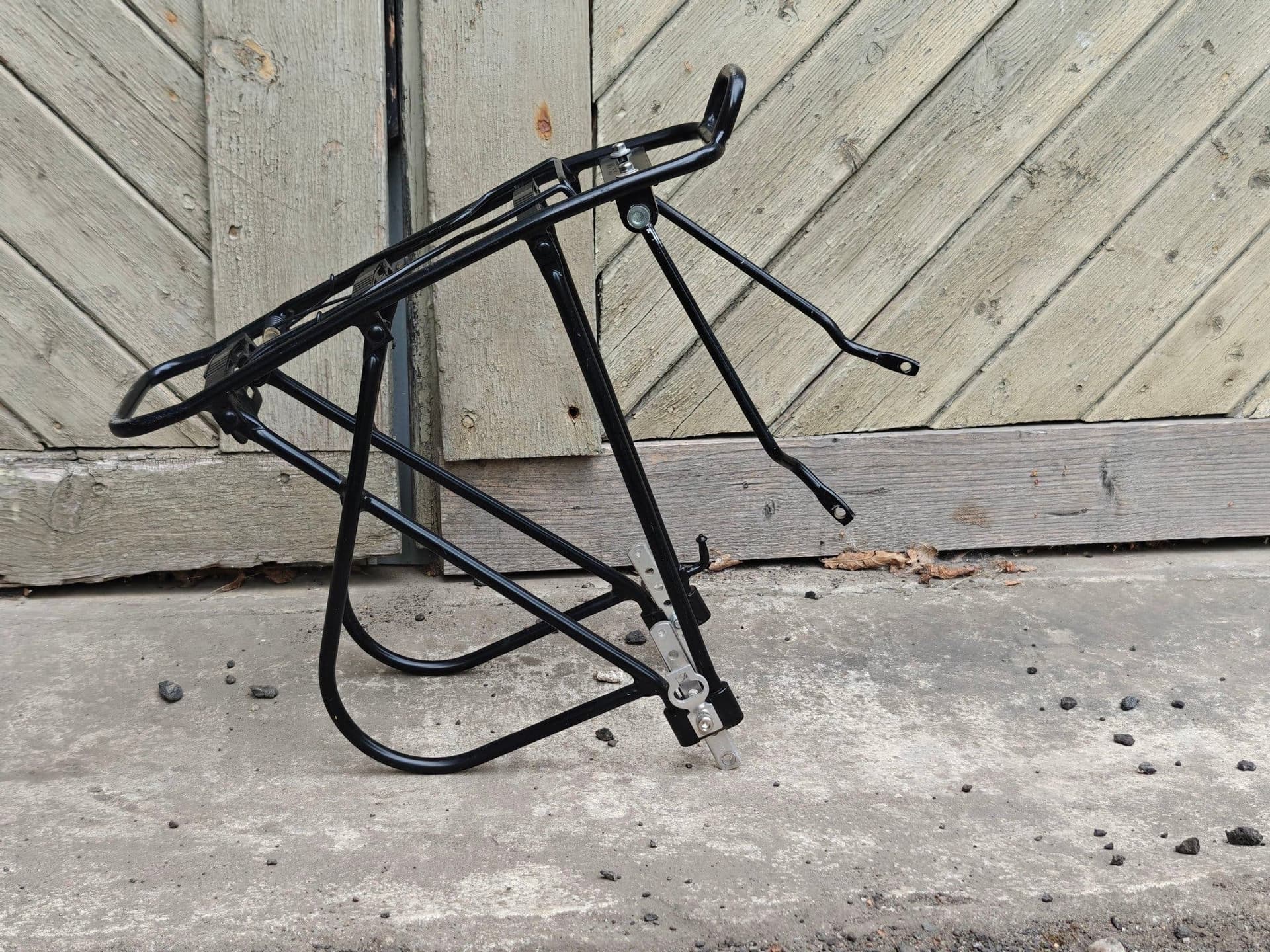 Pakethållare för cykel, svart