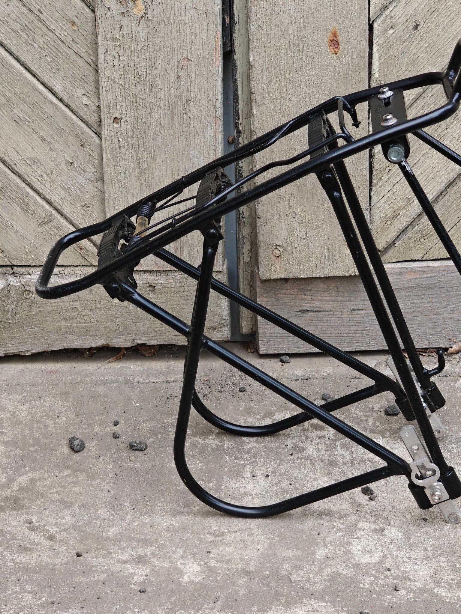 Pakethållare för cykel, svart