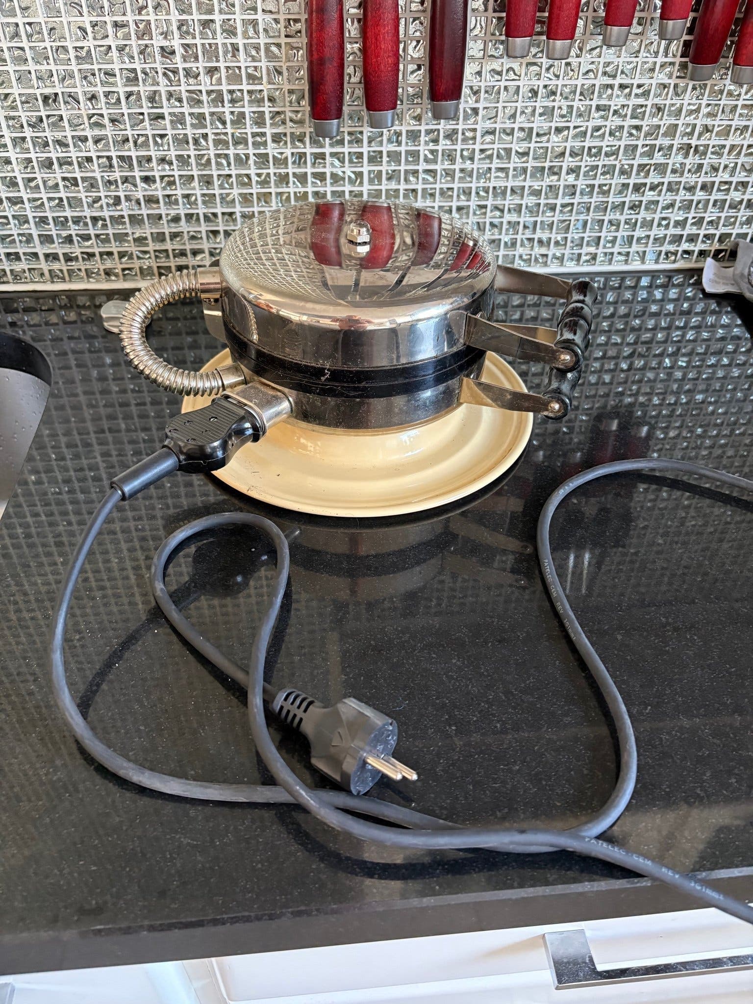 Våffeljärn Åviken 302 med originalkartong retro vintage