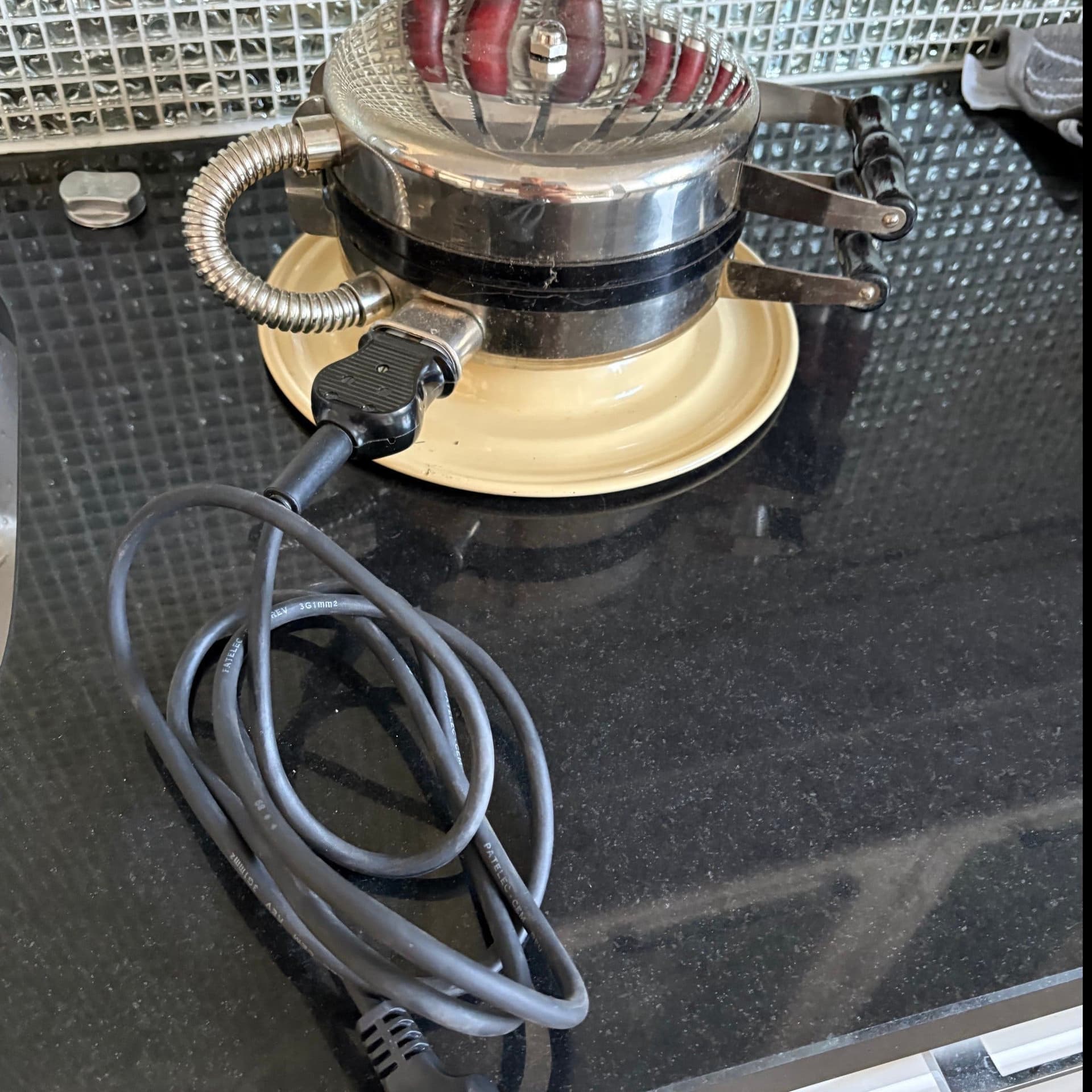 Våffeljärn Åviken 302 med originalkartong retro vintage
