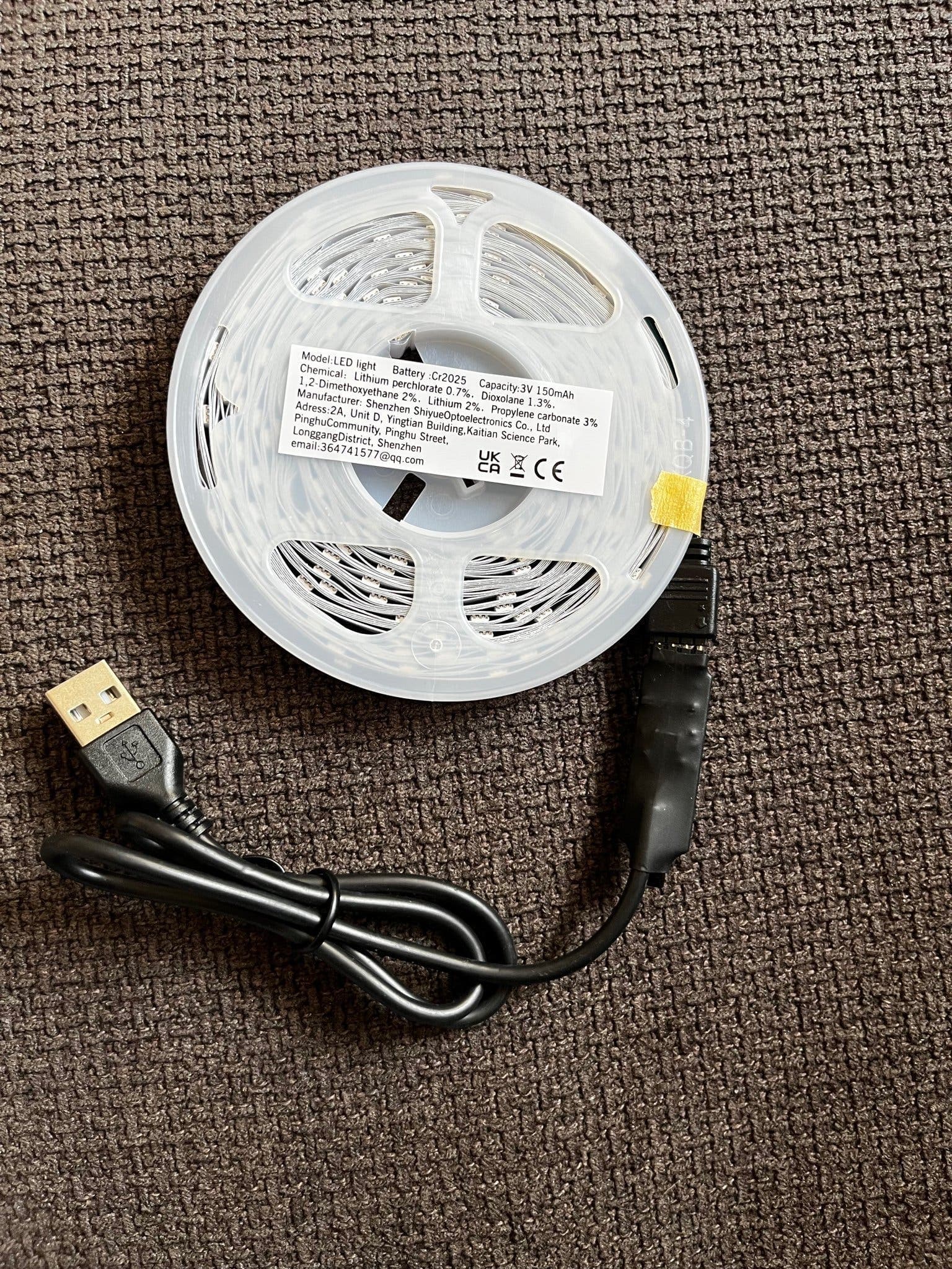 LED-slinga med fjärrkontroll