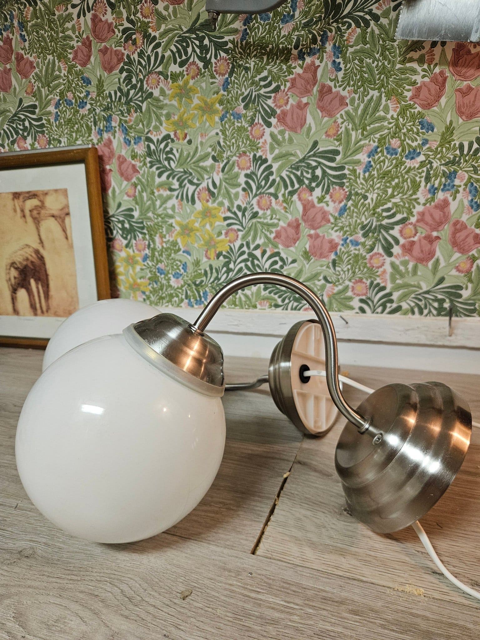 Paret Vägglampor Badrumslampa LILLHOLMEN IKEA Klotlampa Art Deco