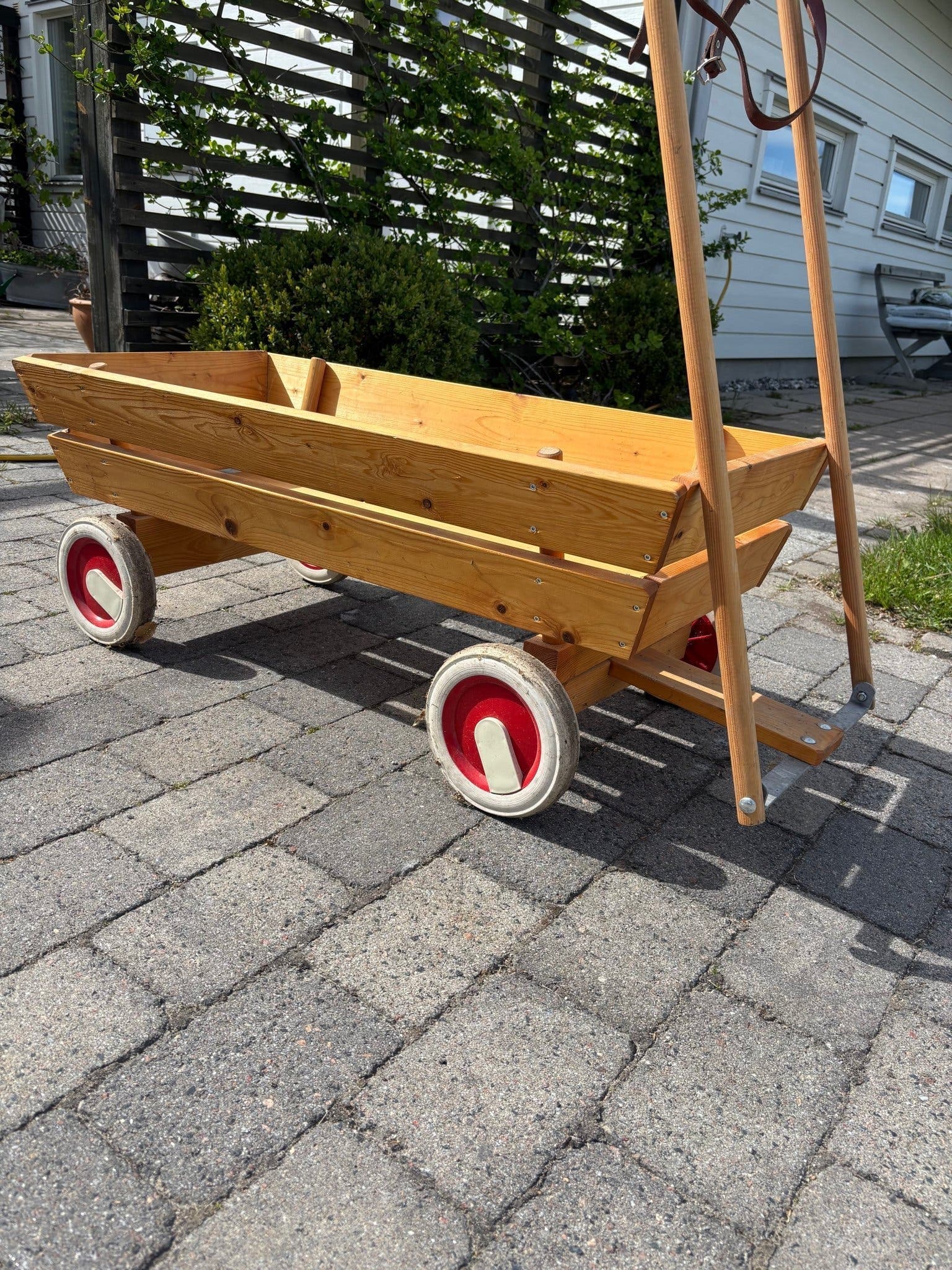 Dragvagn för hund med sele