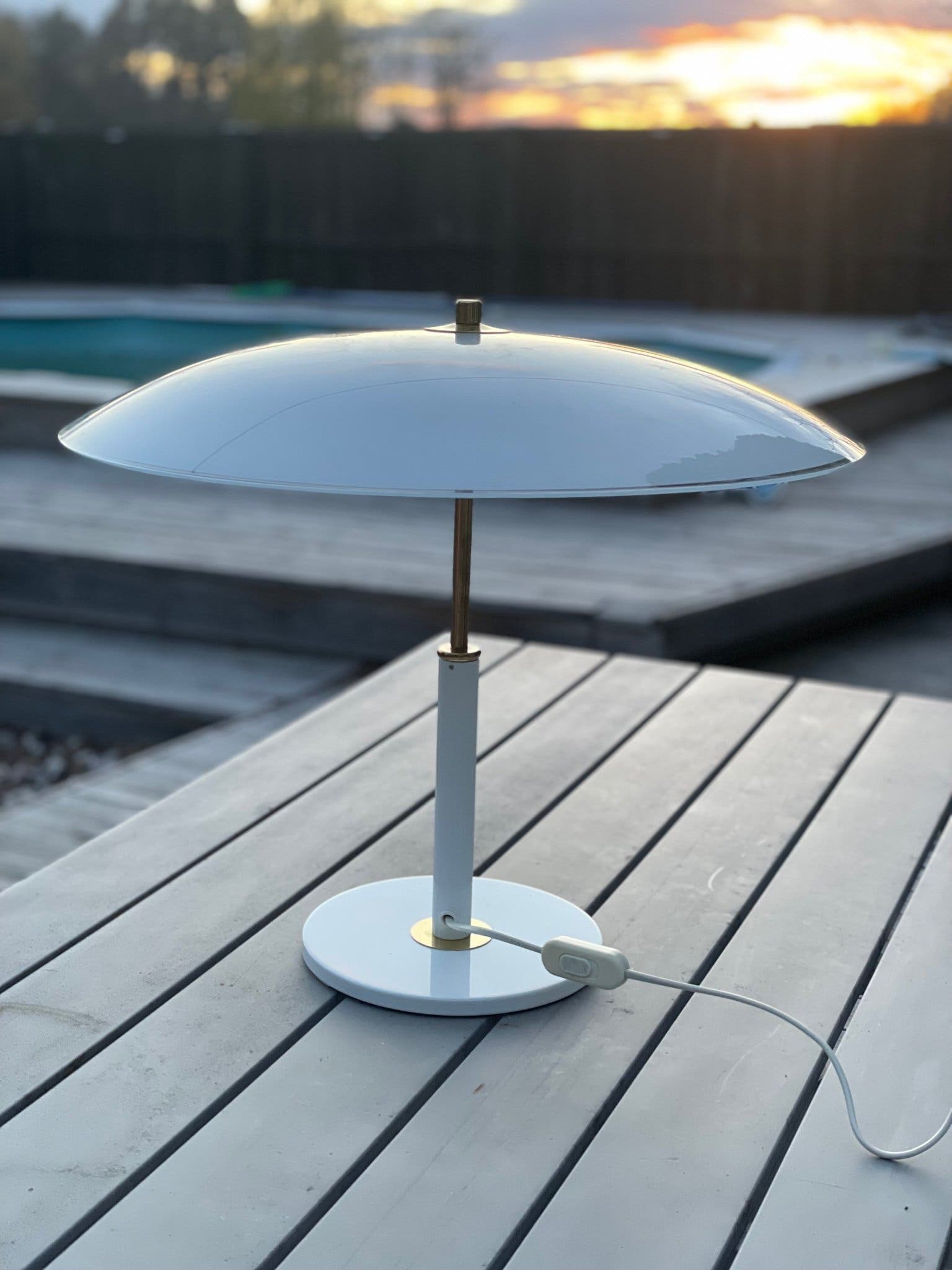 IKEA Solist – Nordic Nouveau 80-tal – Ikonisk retro bordslampa 45 cm