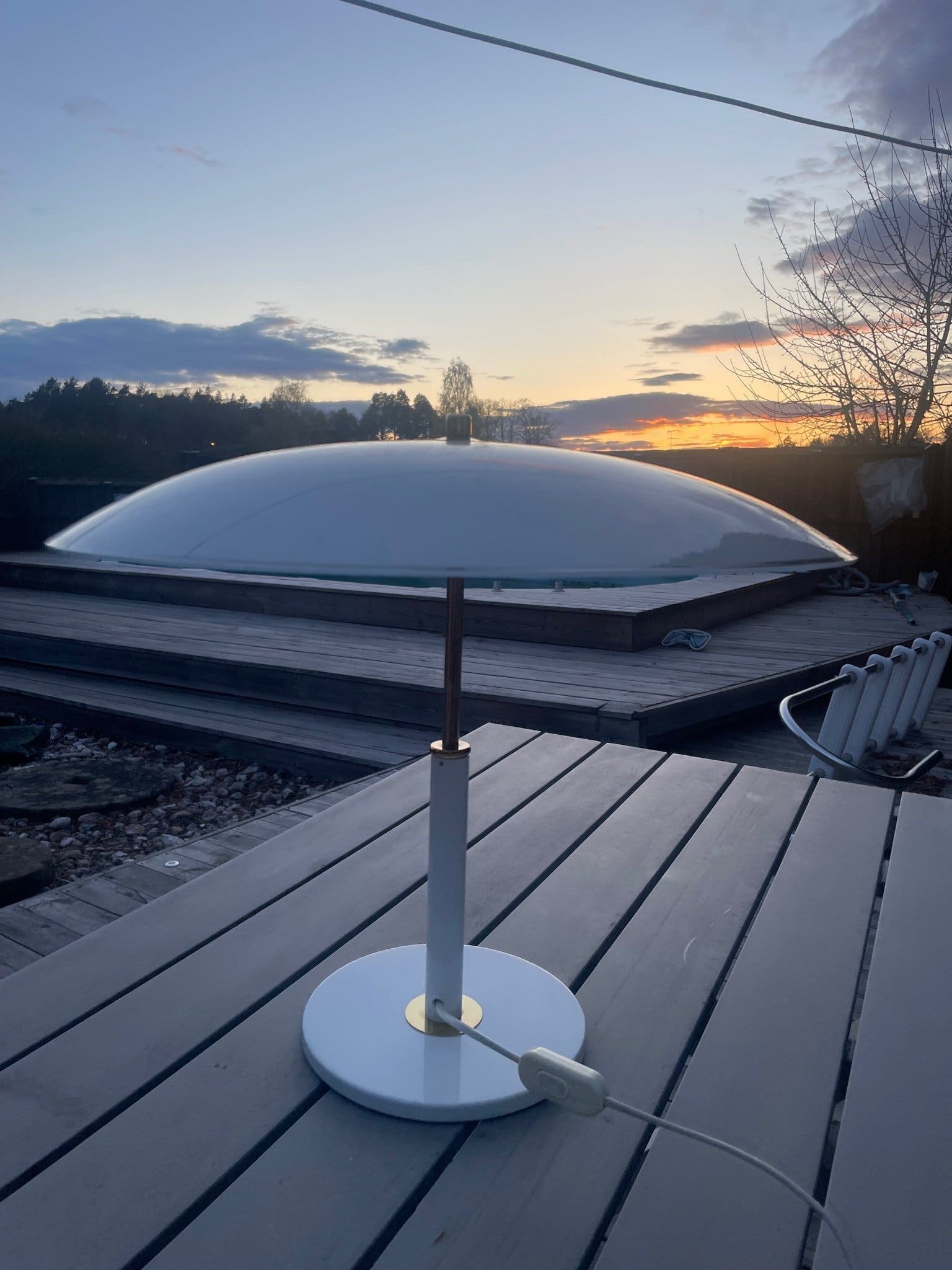 IKEA Solist – Nordic Nouveau 80-tal – Ikonisk retro bordslampa 45 cm