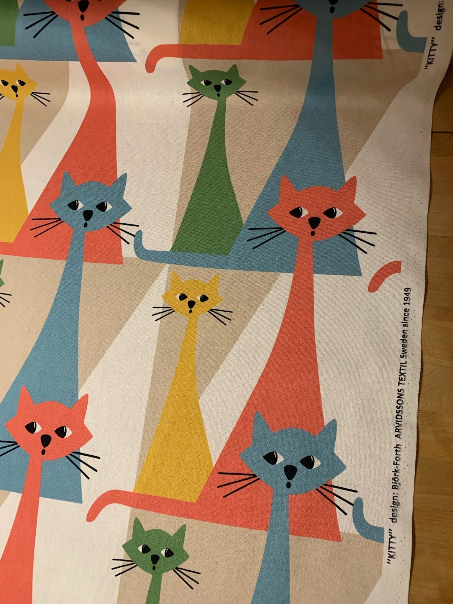 Tyg Kitty 200cm x 150 cm Arvidssons textil