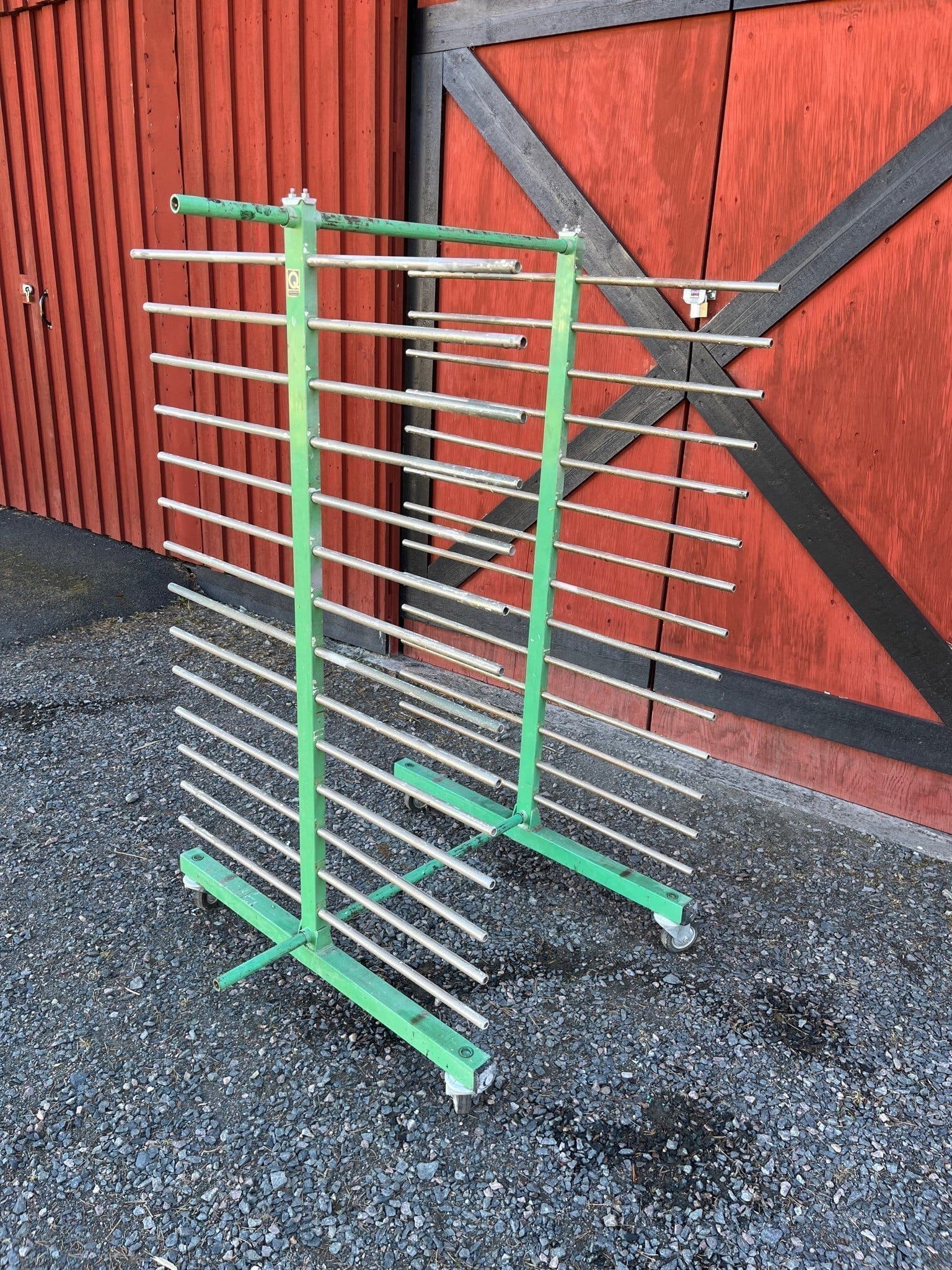 Dubbel siding Torkställ för plankor och skivor mm