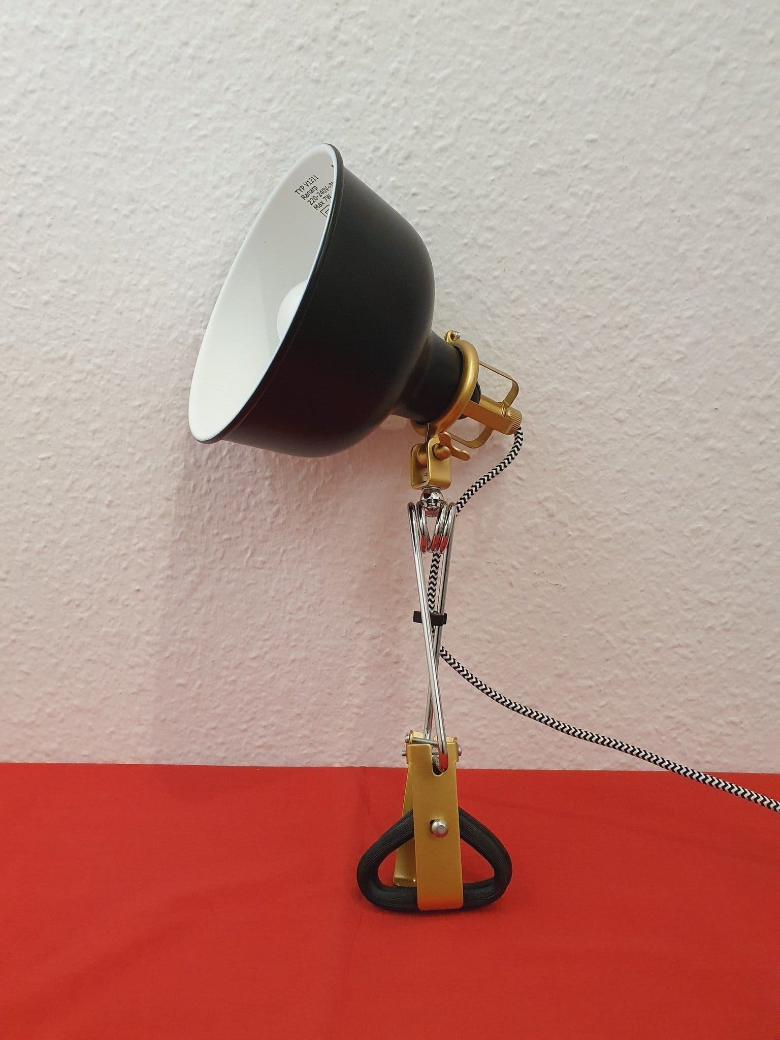 IKEA SVALLET Klämlampa Vägglamp svart