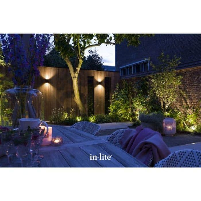 NYA! In-Lite Vägglampa 12v HALO UP-DOWN DARK 7W LED Utomhus 10302605