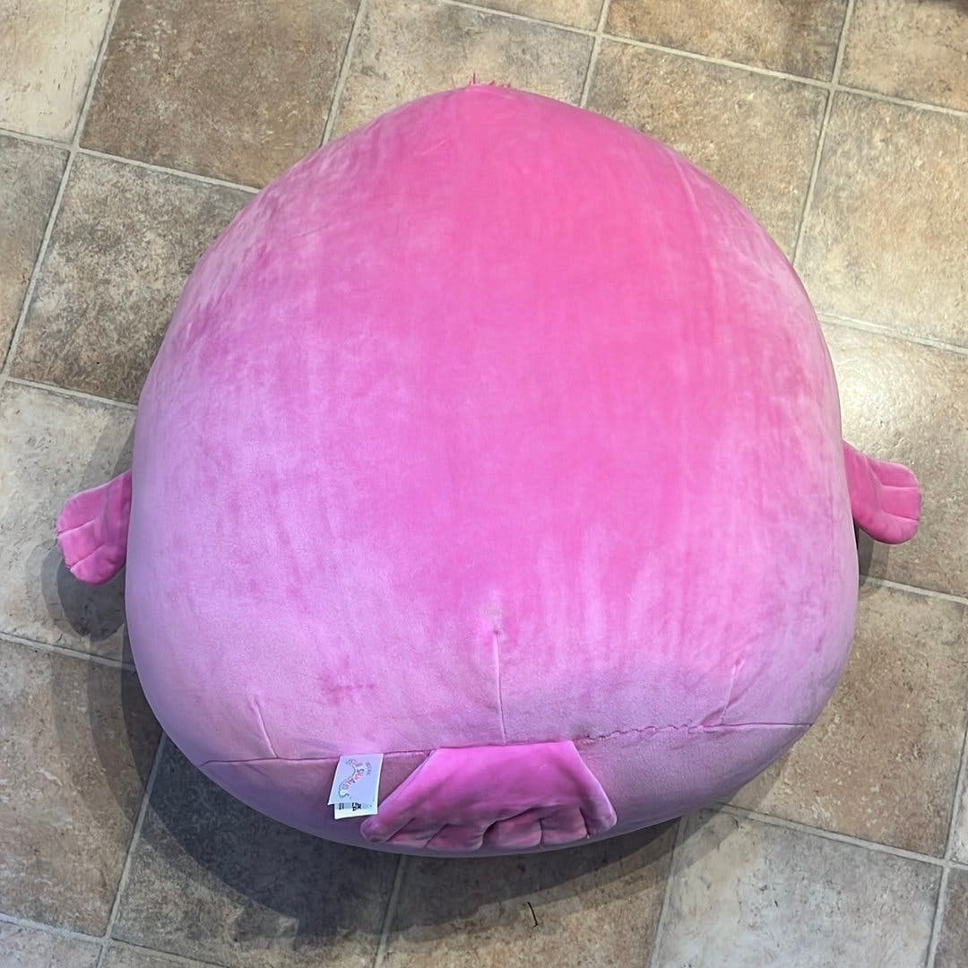 Squishmallows pepper walrus 50 cm stor rosa valross mjukisdjur gosedjur
