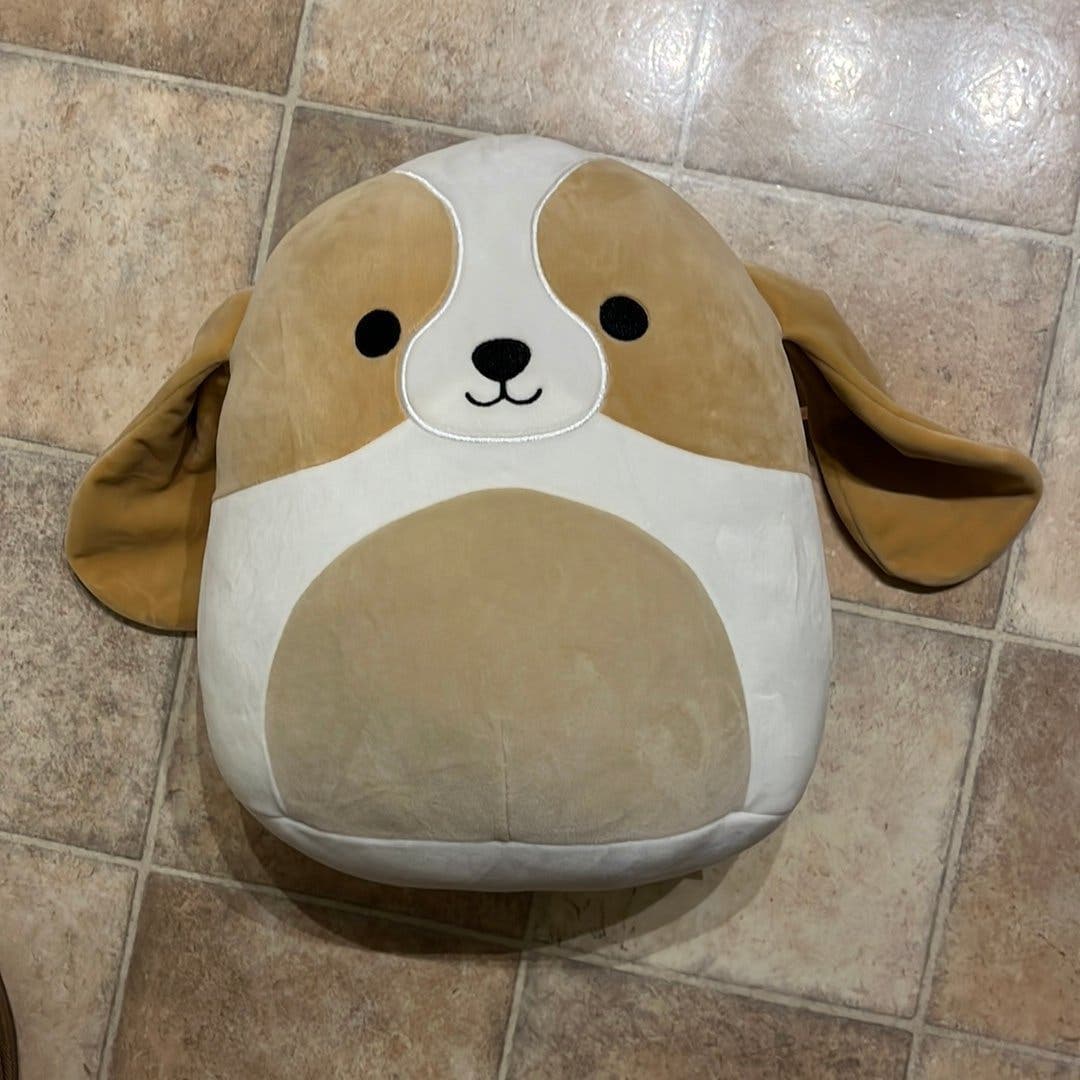 Squishmallows Hund Adele the basset hound dog 30 cm gosedjur mjukisdjur