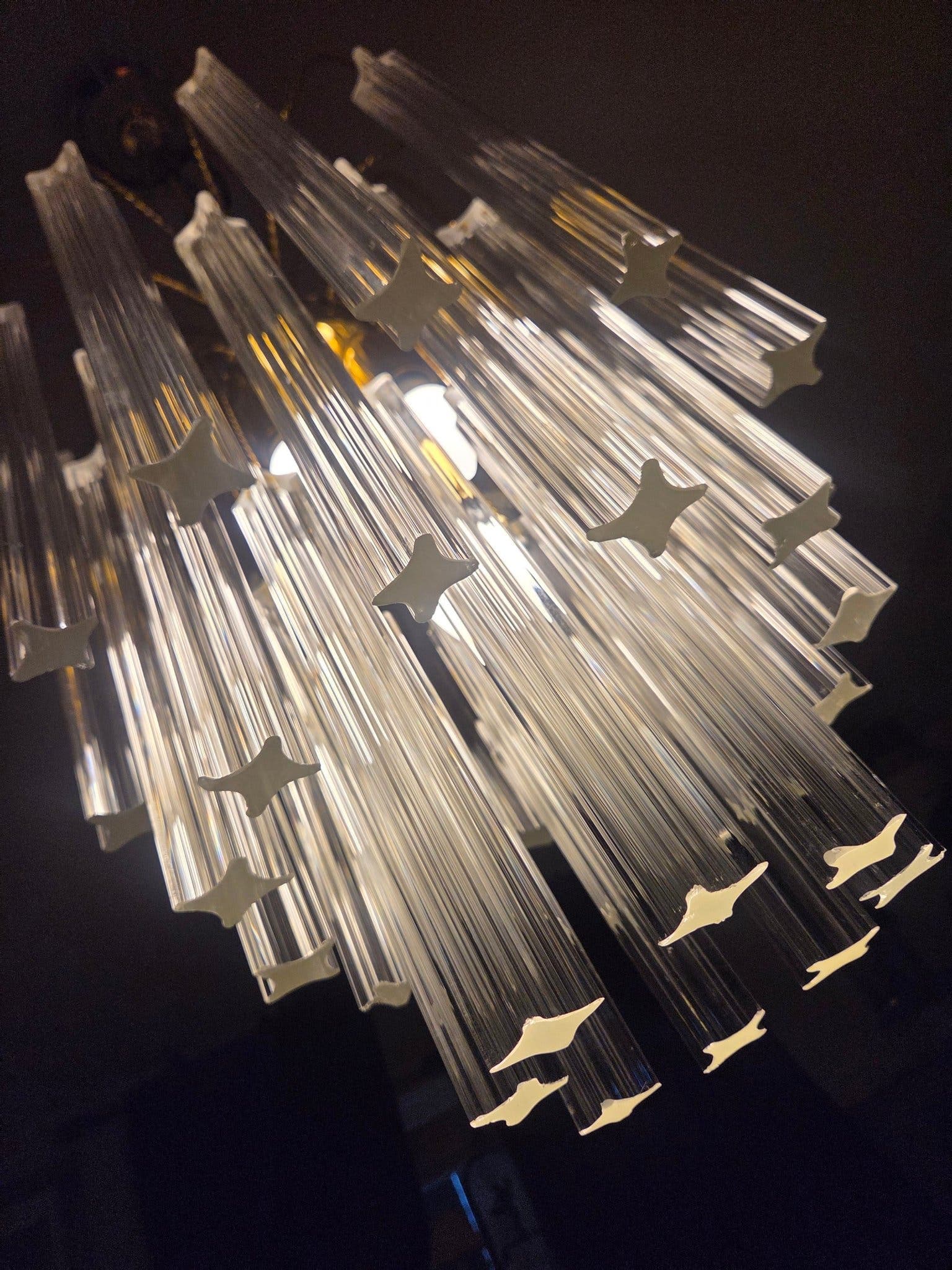 PAOLO VENINI MURANO LAMPA krona i glas