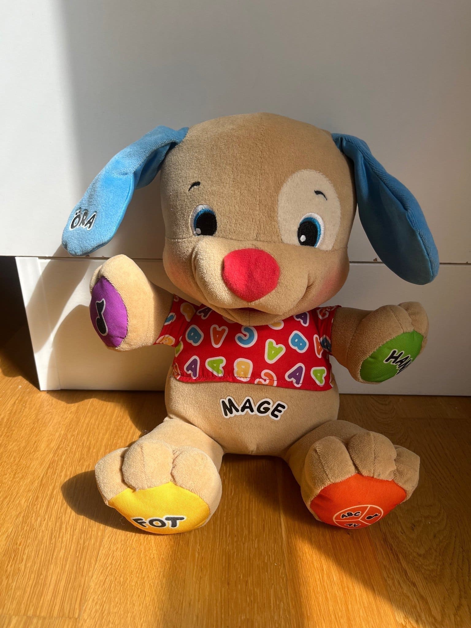 Fisher-Price Laugh & Learn Valp - Interaktiv Gosedjur Hund (Svenska)