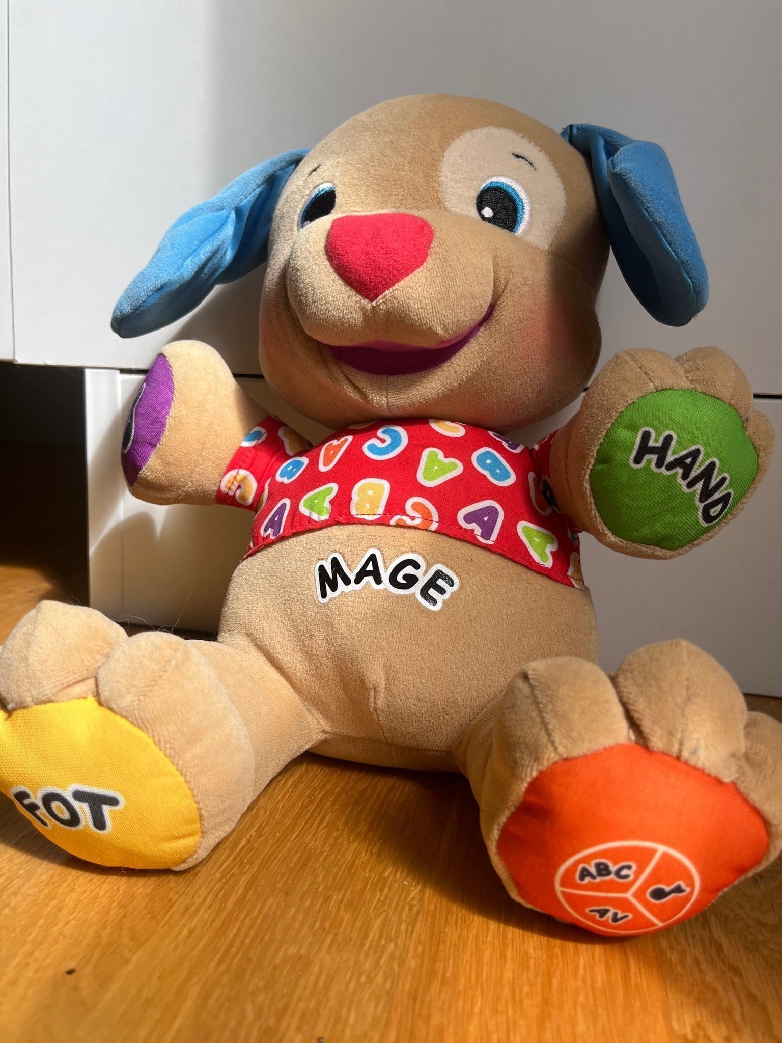 Fisher-Price Laugh & Learn Valp - Interaktiv Gosedjur Hund (Svenska)