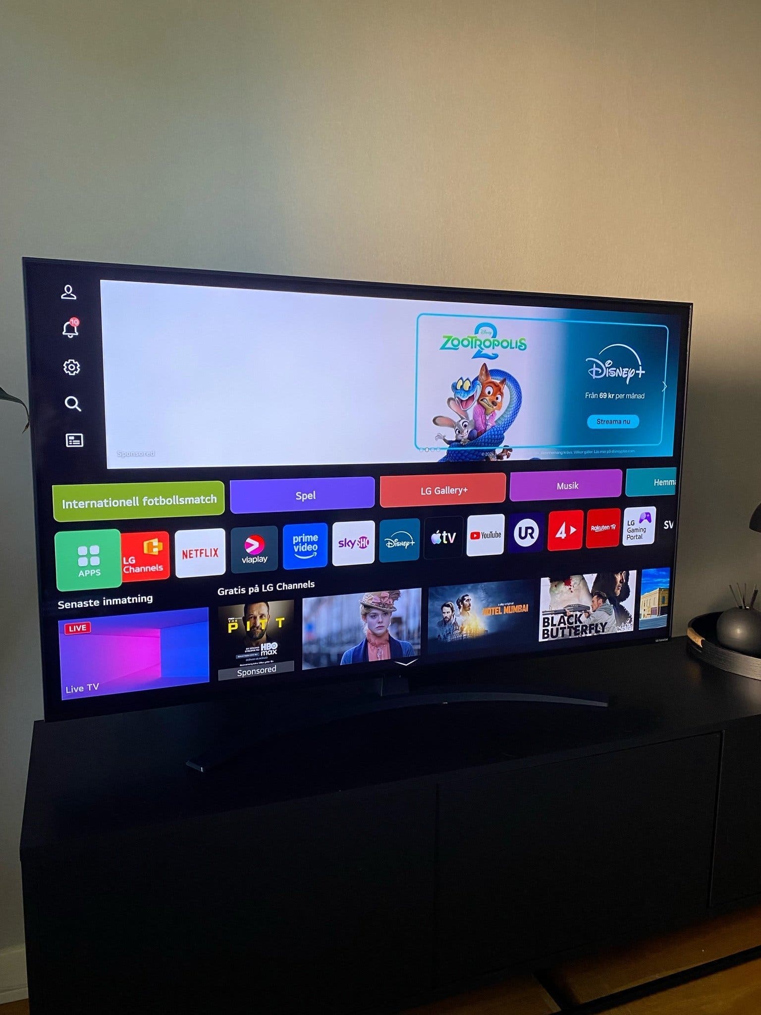 LG Smart TV 55 tum Nano82