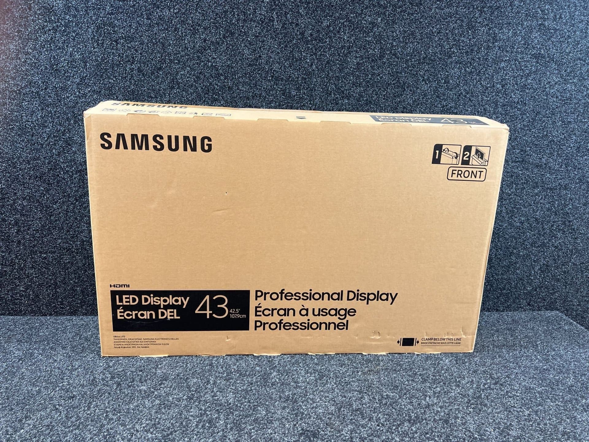 Samsung LED Display QM43R-A 43" 4K Proffsmonitor Ny i kartong