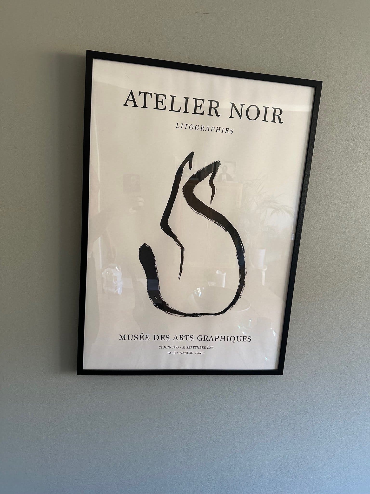 Tavla "Atelier Noir" katt