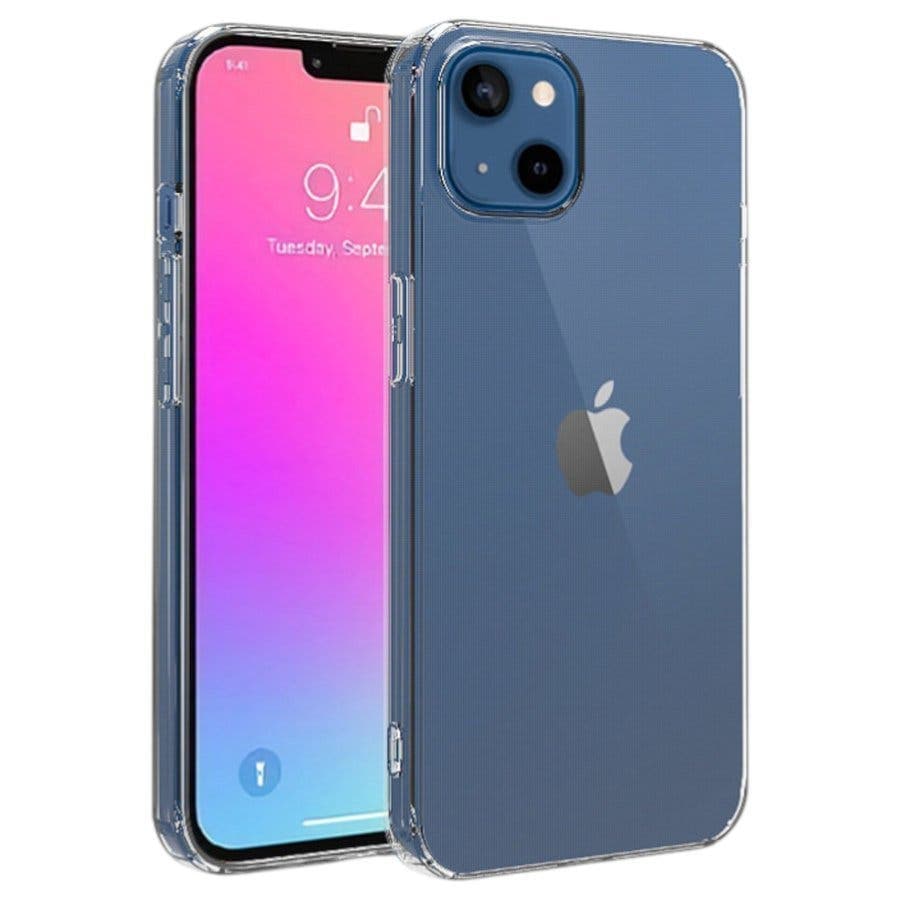 [Paket] iPhone 14 Plus + 9H Härdat Glas Skärmskydd - Transparent