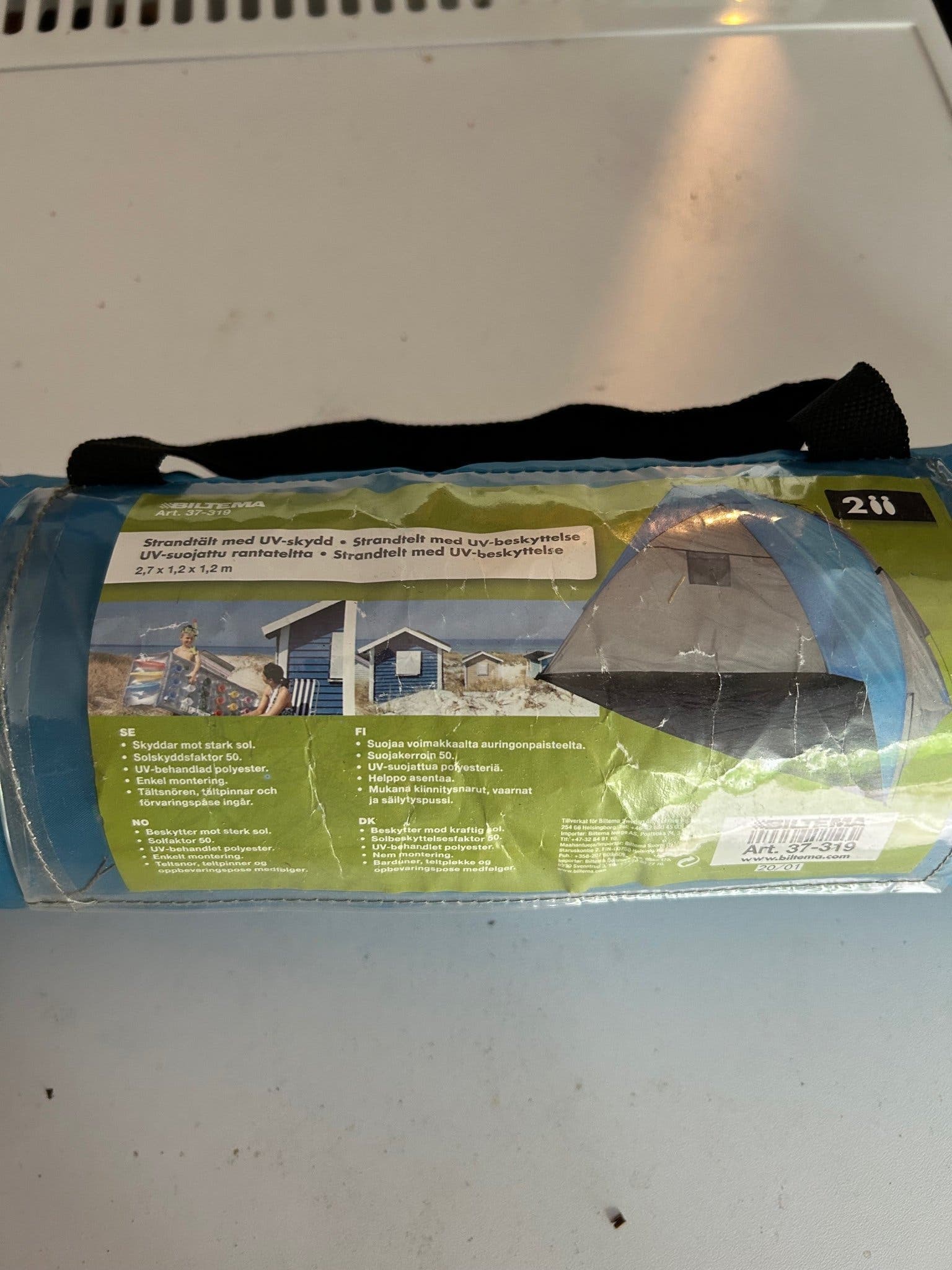 Strandtält med UV-skydd