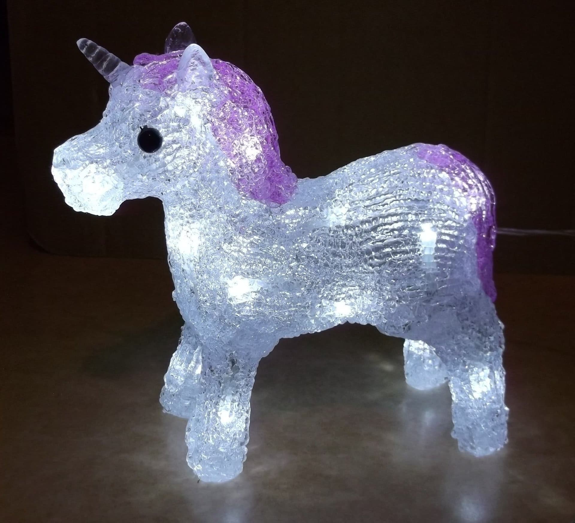 Dekorationsbelysning Rosa Enhörning belysning Häst LED Lampa Djur Vacker Gullig