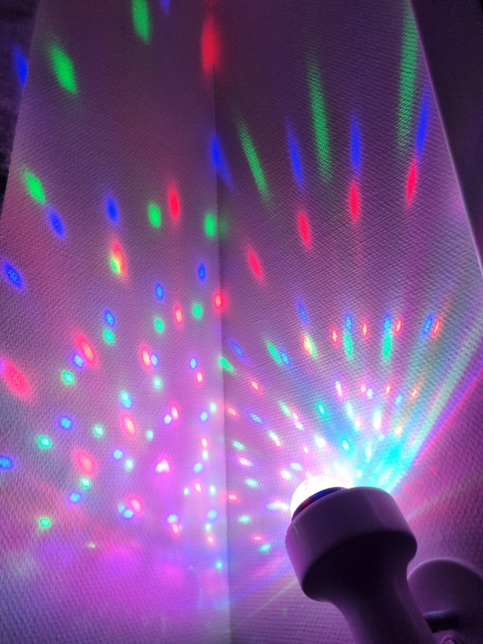Discolampa (roterande LED)