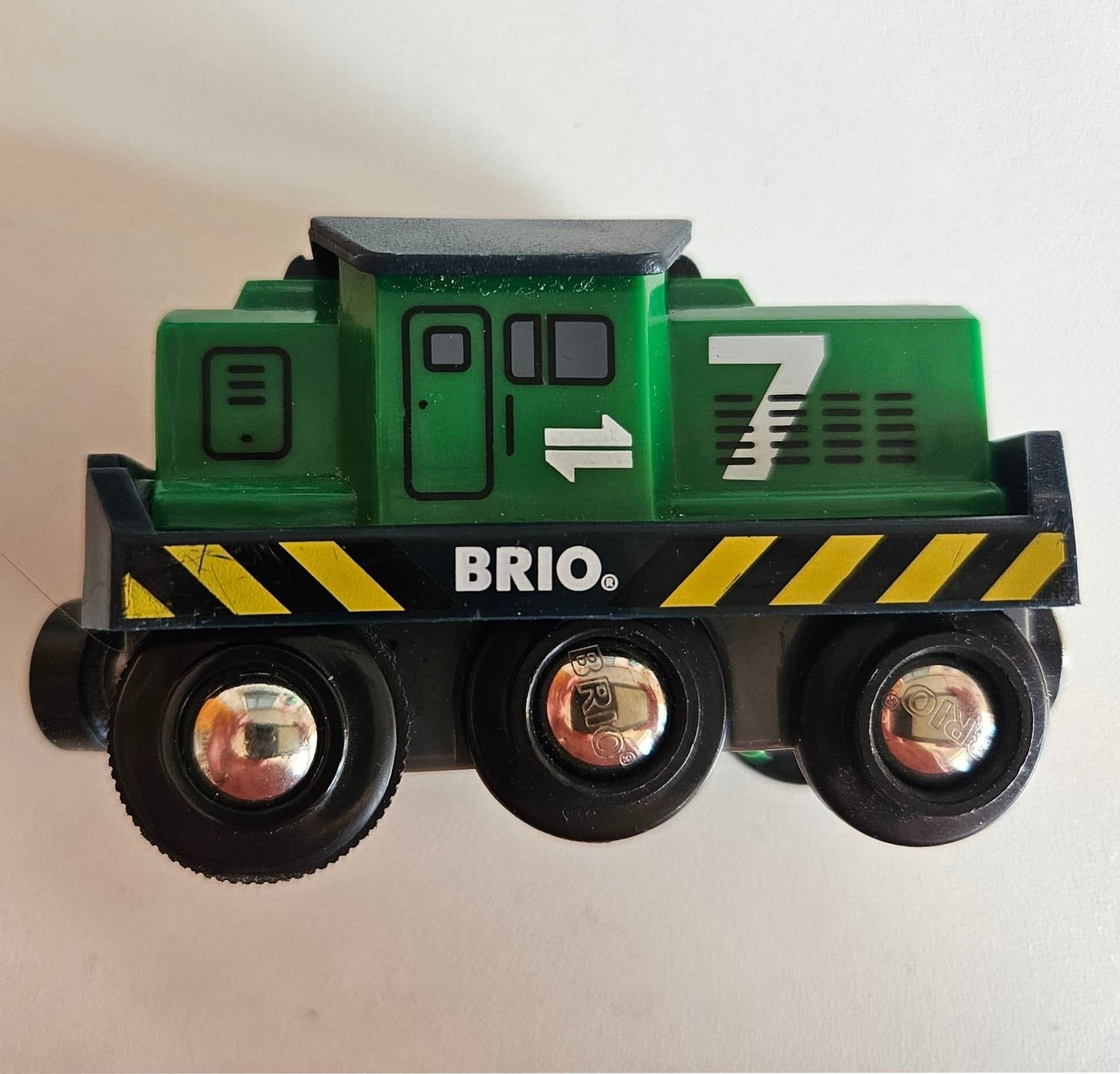 Brio Tåg Grön Lok Godslok Batteridriven