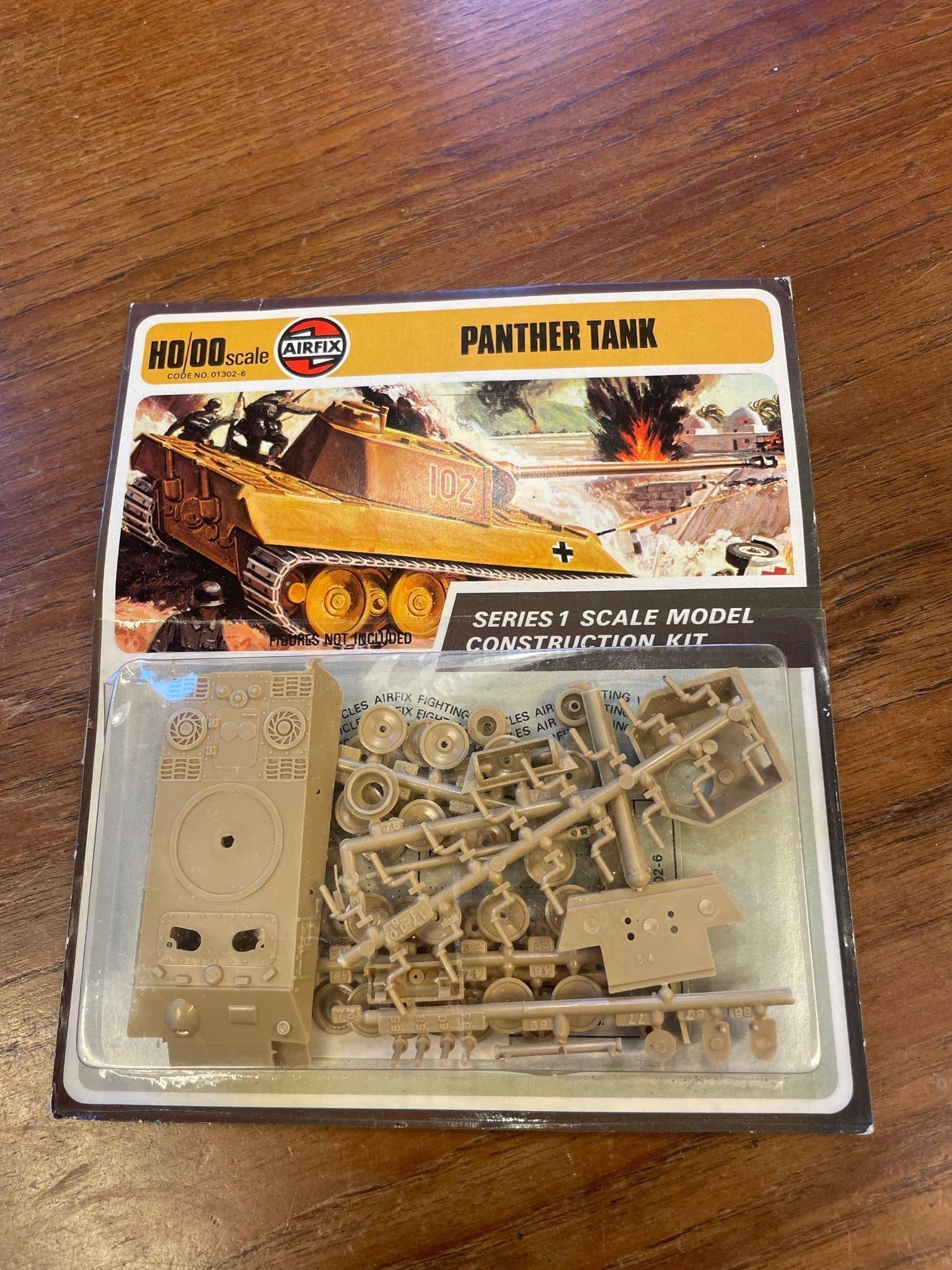 Airfix H0/00 (1/76) - German Panther Tank - blisterpack 1973