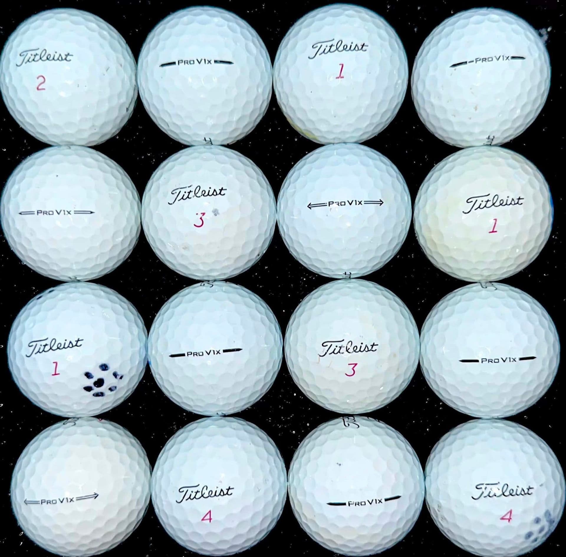 16st Titleist PRO V1x Golfbollar