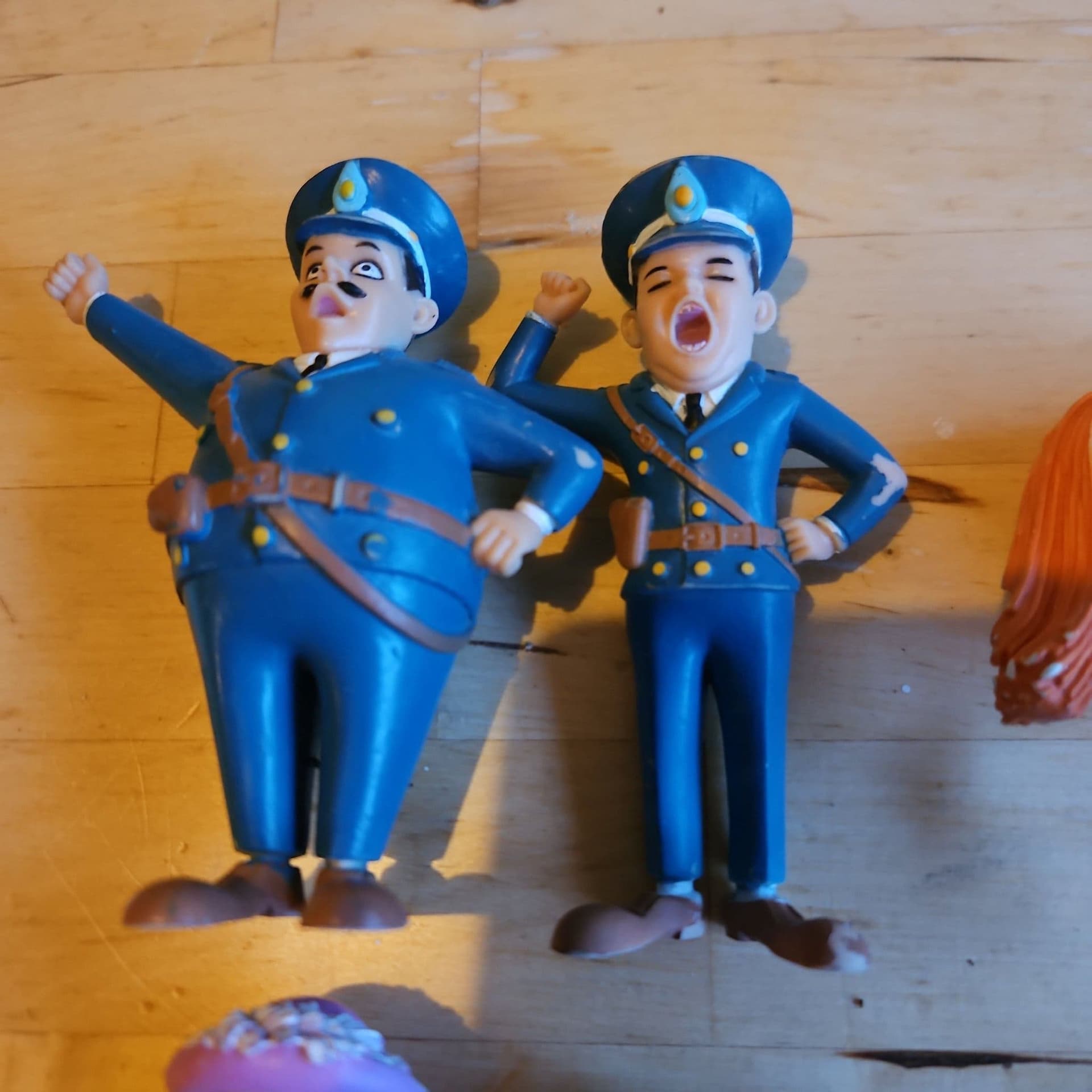 Pippi Långstrump figurer herr Nilsson Lilla gubben Kling Klang Tommy Annik