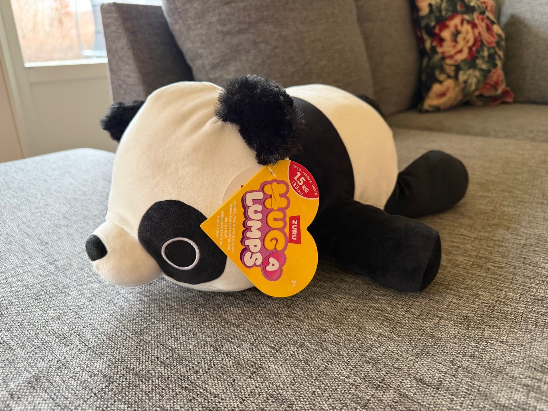 NY! ZURU Hug A Lumps Panda Pete 1,5kg gosedjur