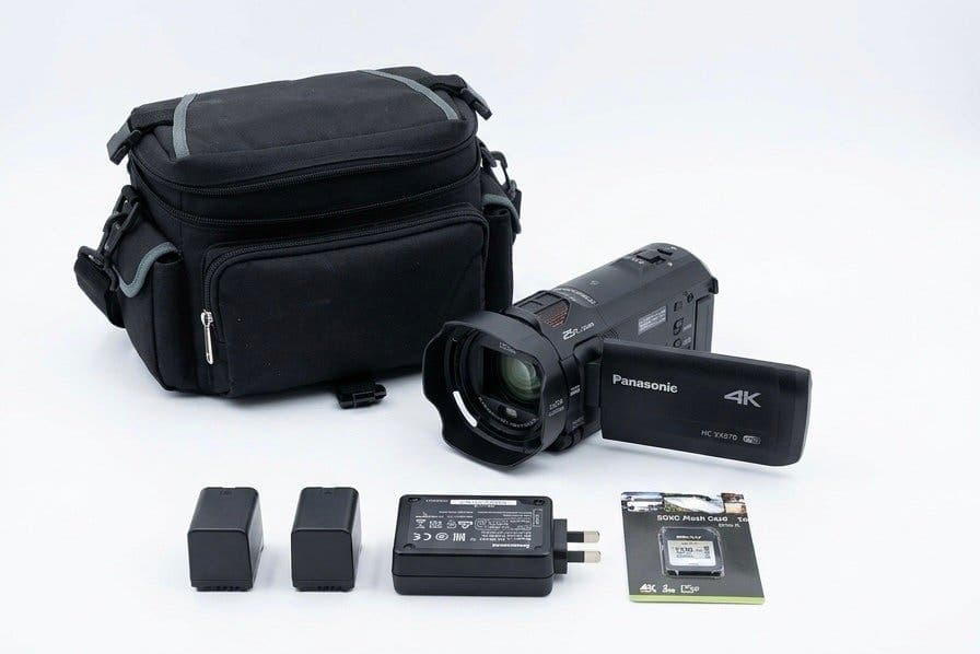 Panasonic HC-VX870 4K Camcorder – Komplett paket i mycket fint skick