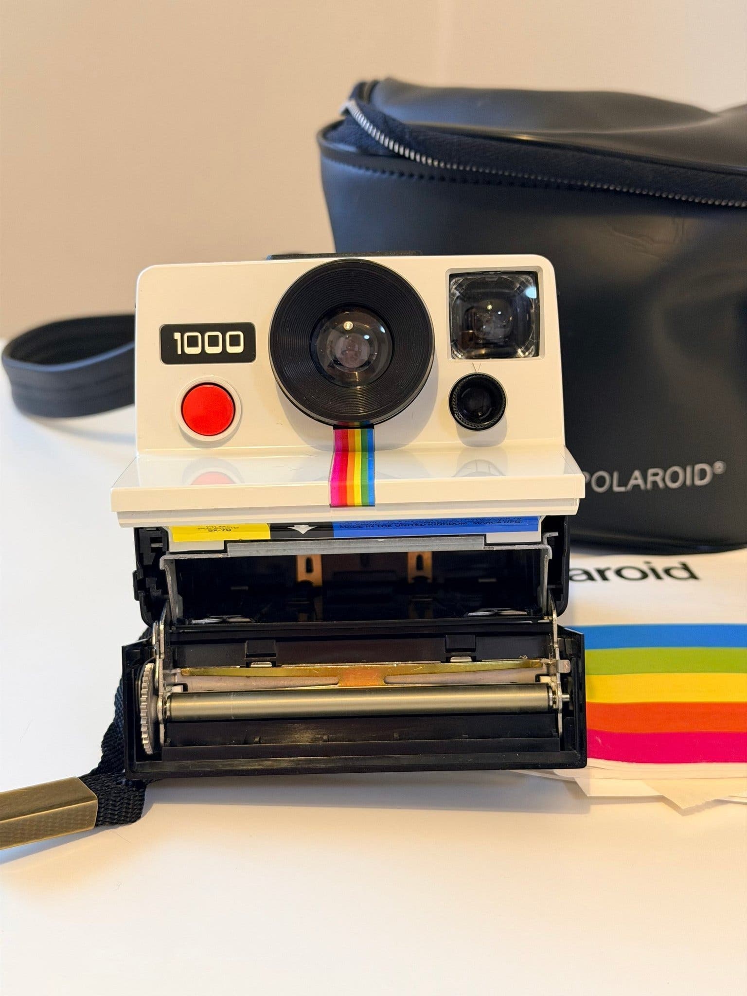Polaroid 1000 Land Camera Rainbow – Testad och fungerar