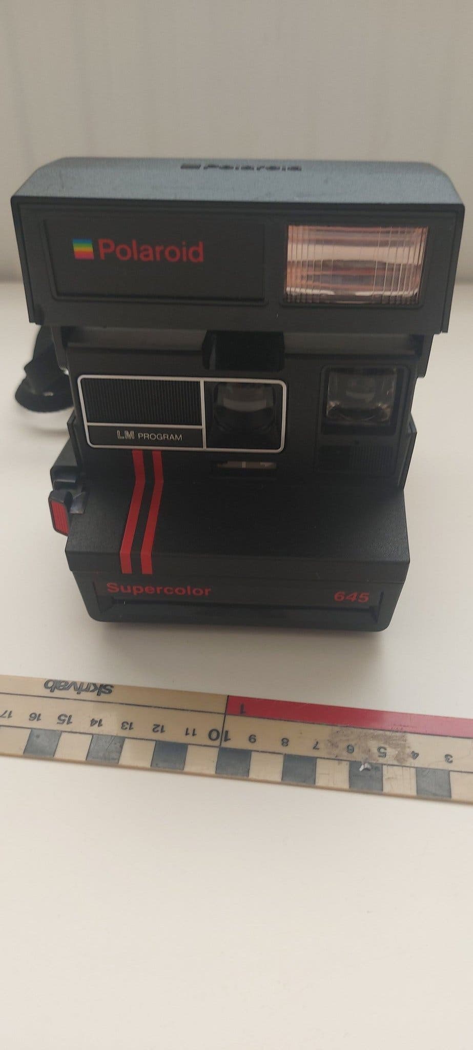 Vintage Polaroid Supercolor 645 LM Program – Fungerande Retro Instantkamera
