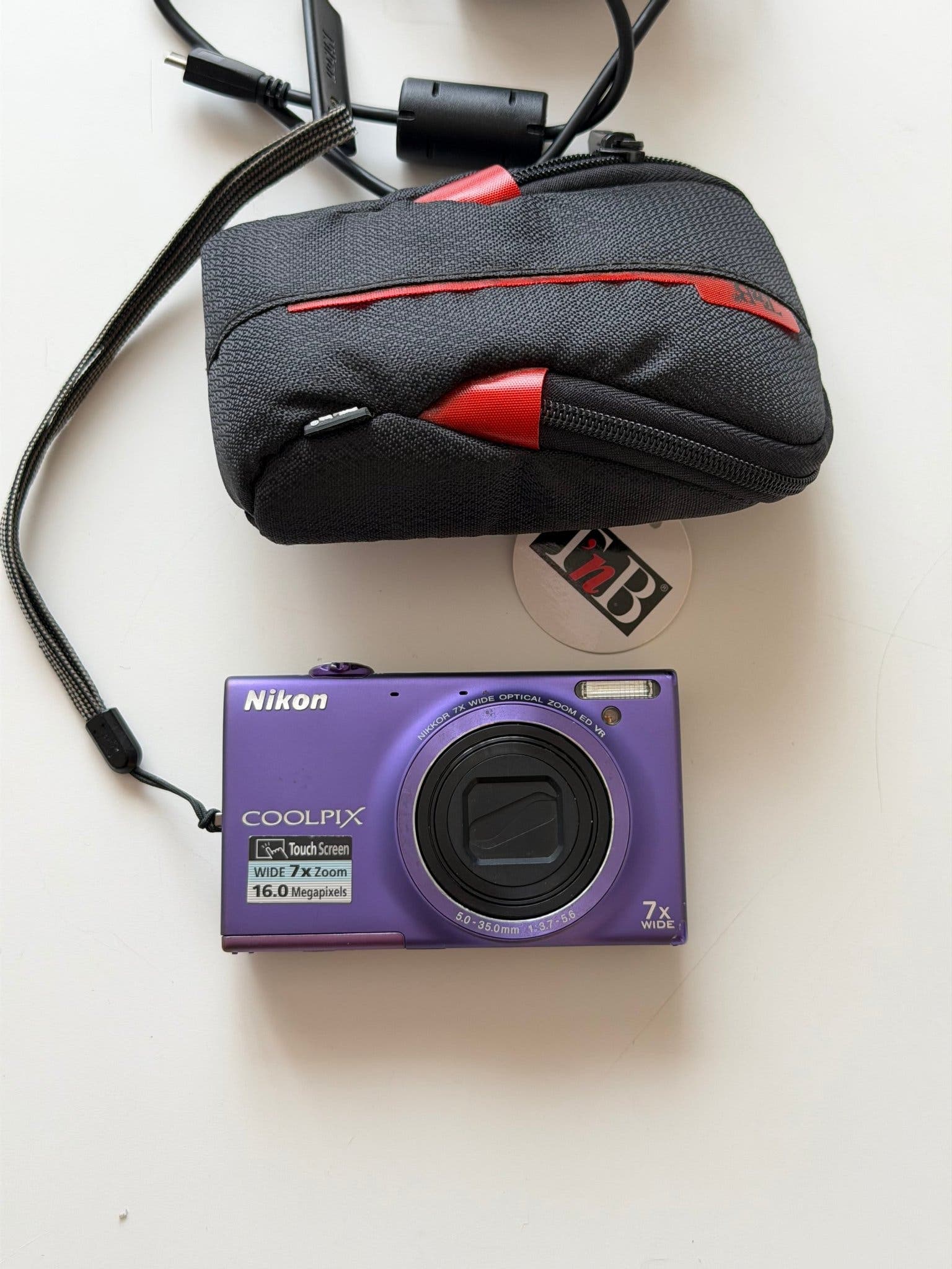 Nikon COOLPIX S6150 Digitalkamera 16,0 MP –7x Optisk Zoom –Testad Fullt fungerar