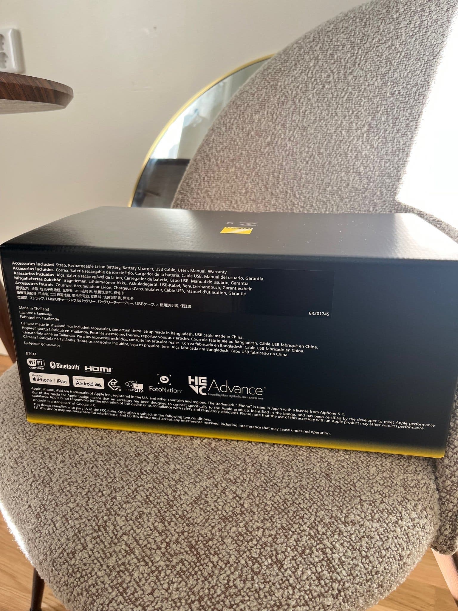 Nikon Z 9 Oöppnad