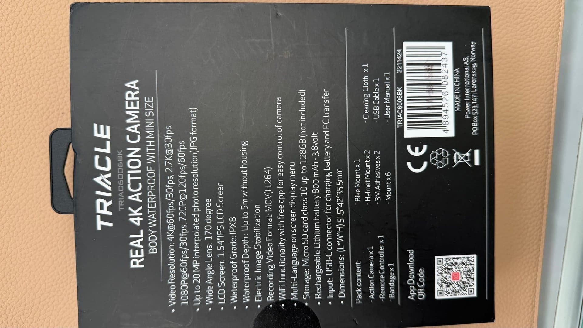Triacle 4K Actionkamera