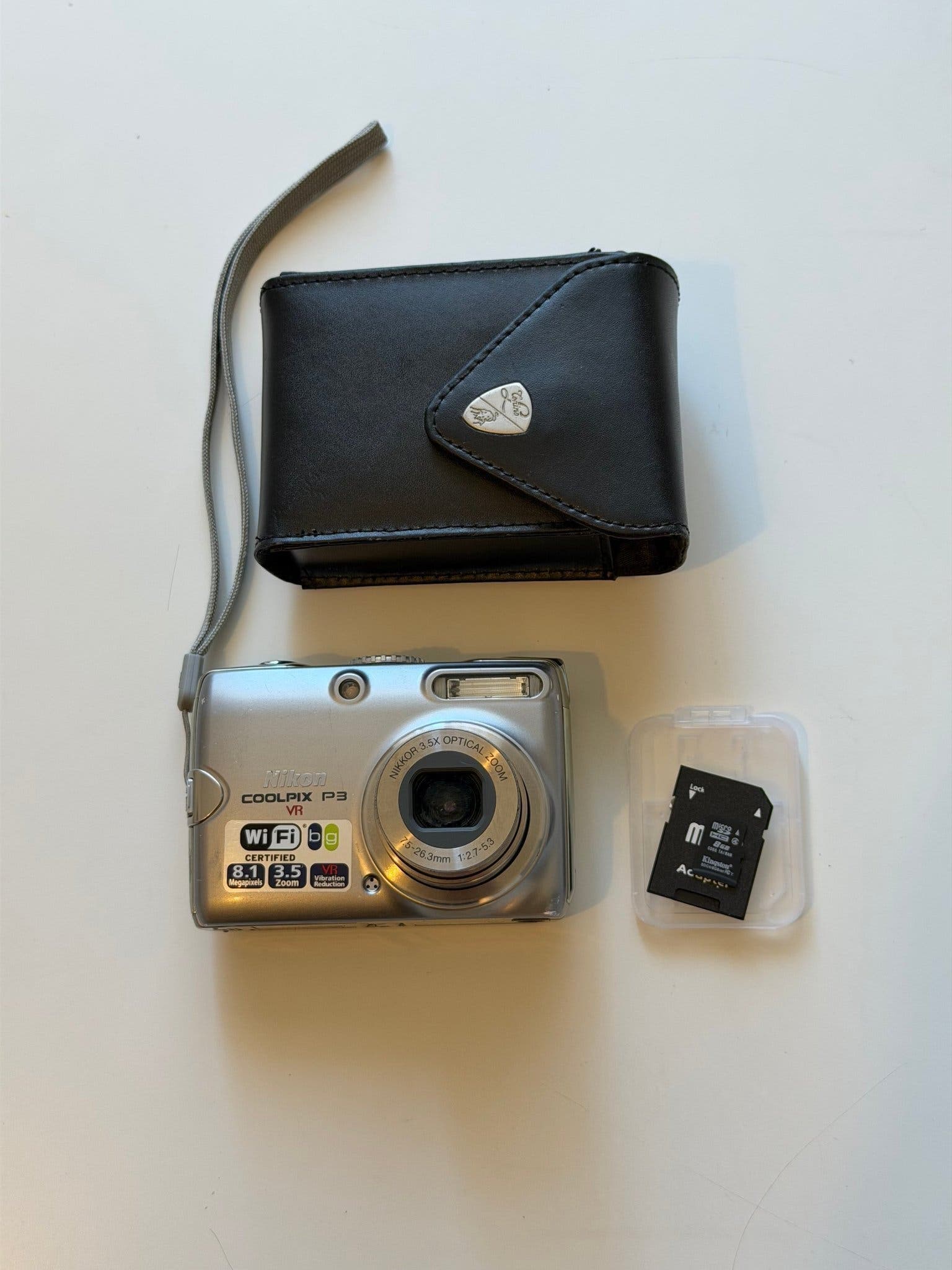 Nikon Coolpix P3 8.1 MP digitalkamera Silver