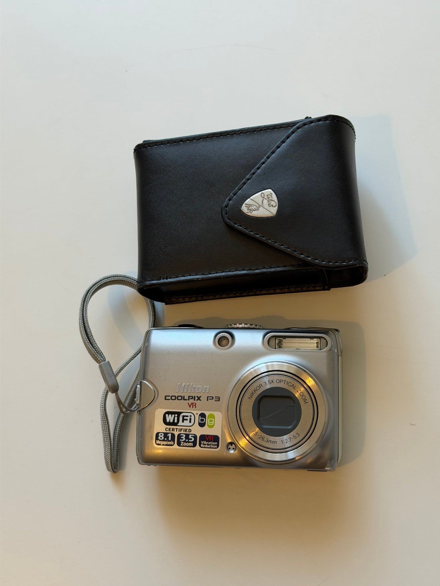 Nikon Coolpix P3 8.1 MP digitalkamera Silver