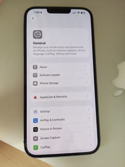 iPhone 14 Plus with active AppleCare