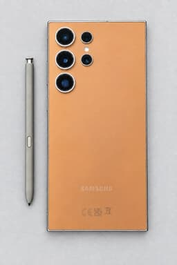 Samsung Galaxy S24 Ultra 512 GB lagring och 12 GB RAM färgen Titanium Orange.