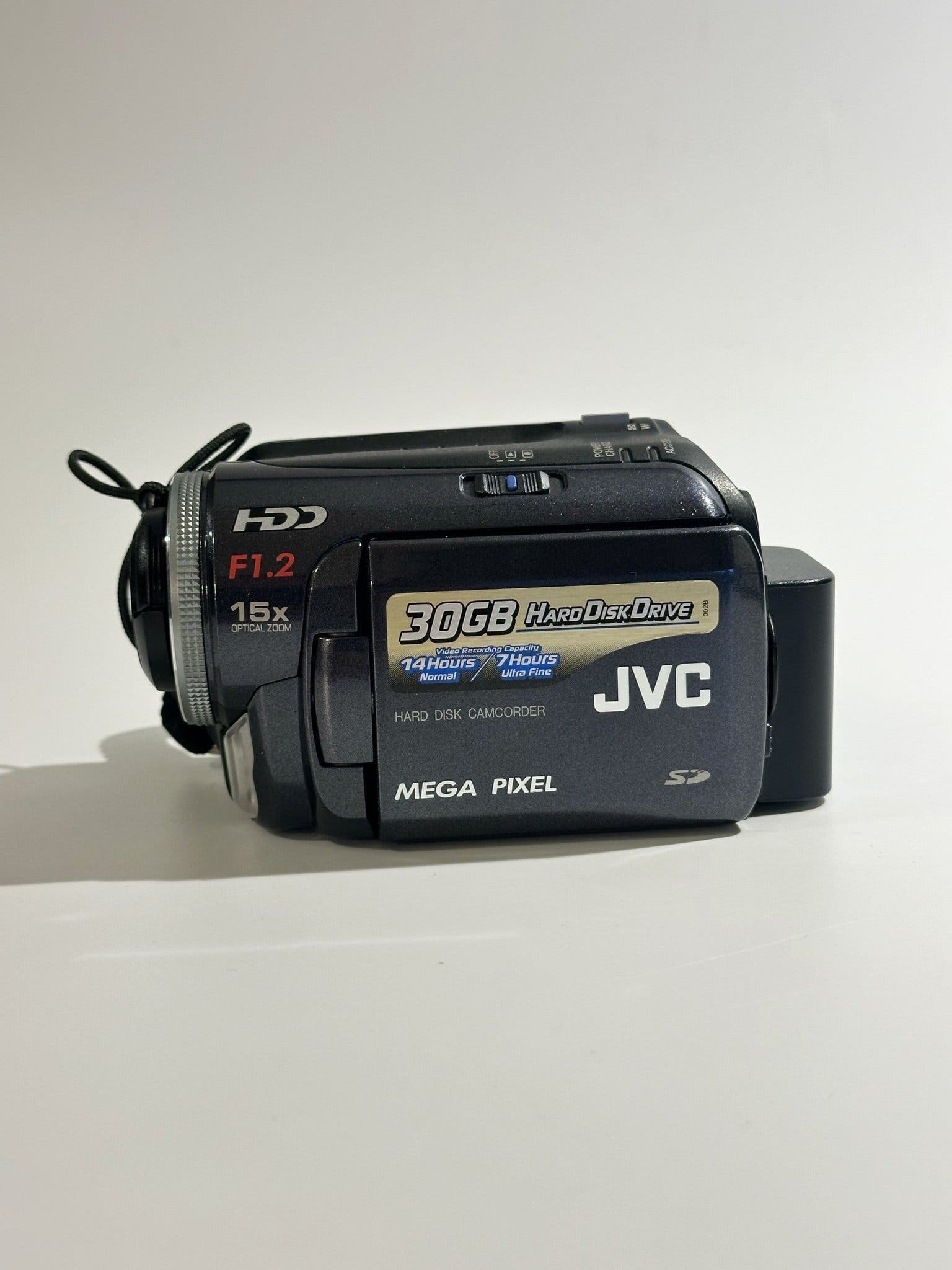 JVC Videokamera med hårddisk, Väska och tillbehör