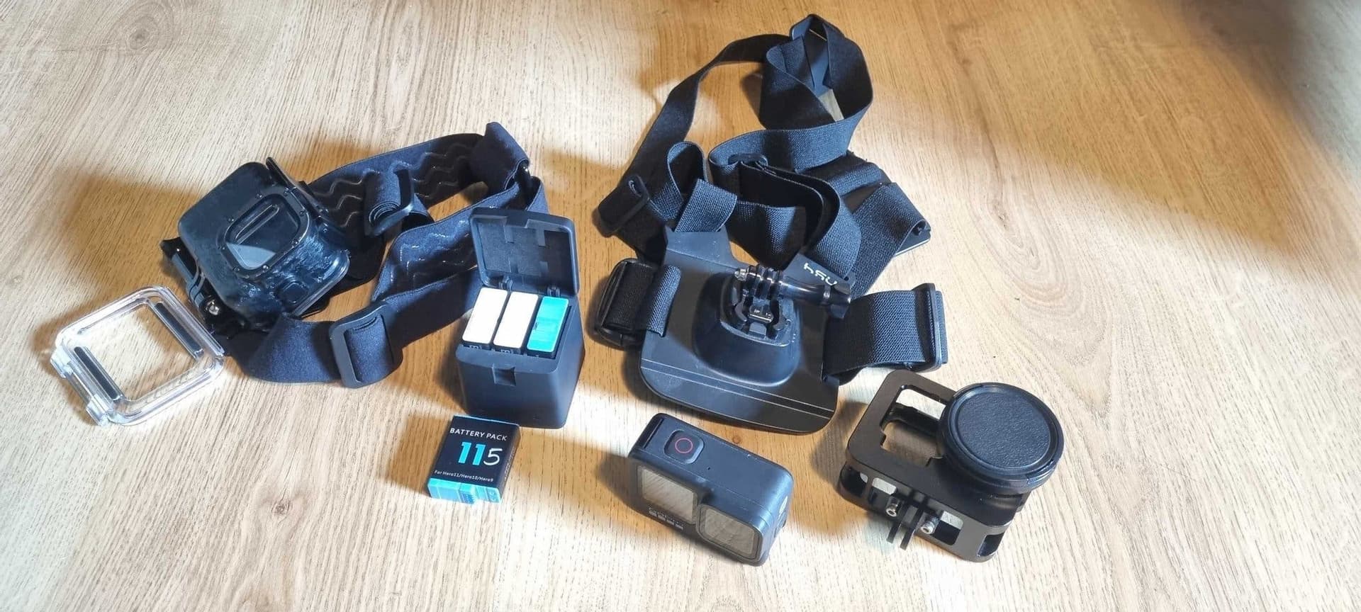 GoPro HERO9 Black actionkamera med div tillbehör