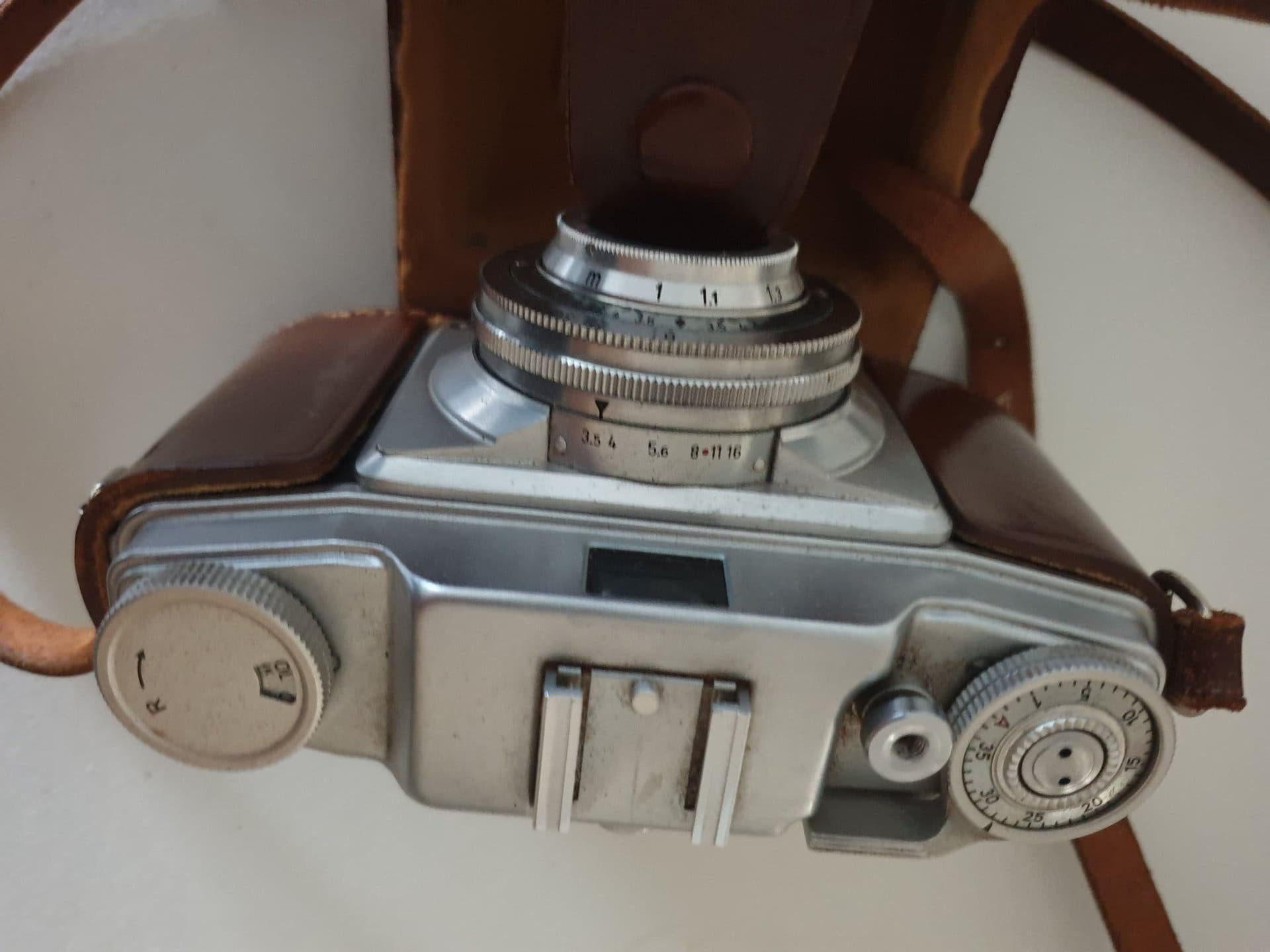 AGFA, Vintage Kamera med Läderfodral