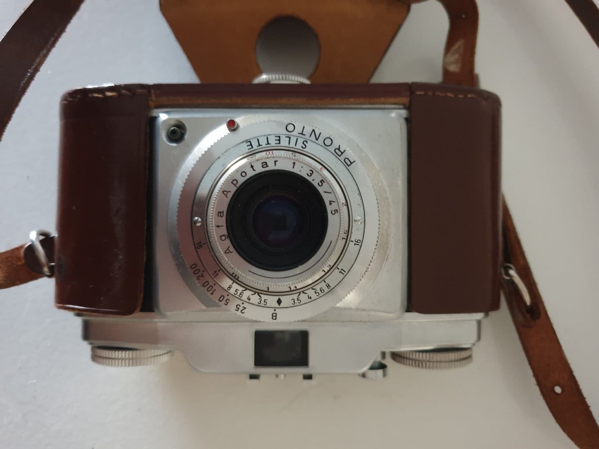 AGFA, Vintage Kamera med Läderfodral