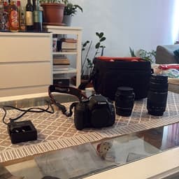 Systemkamera med två objektiv