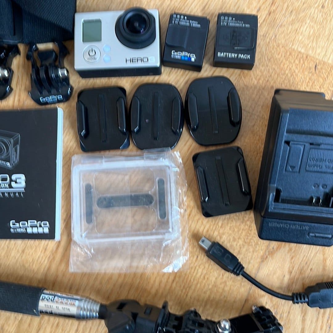 GoPro HERO3 White Edition med tillbehör