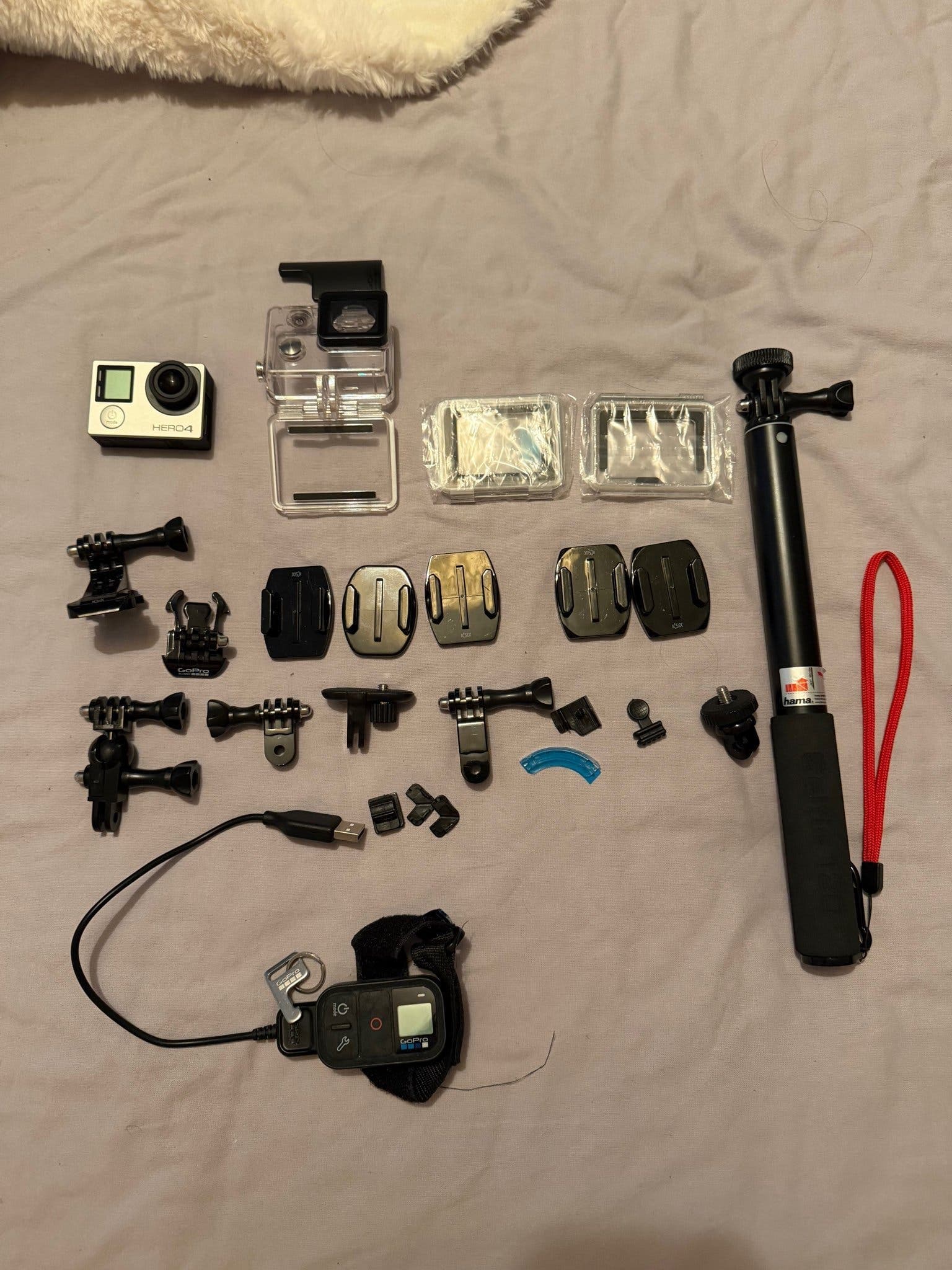 GoPro HERO4 med tillbehör