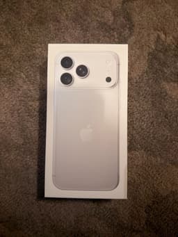 iPhone 18 Pro Max, Silver, 256GB oöppnad
