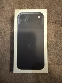 iPhone 18 Pro Max, Svart, 256GB oöppnad