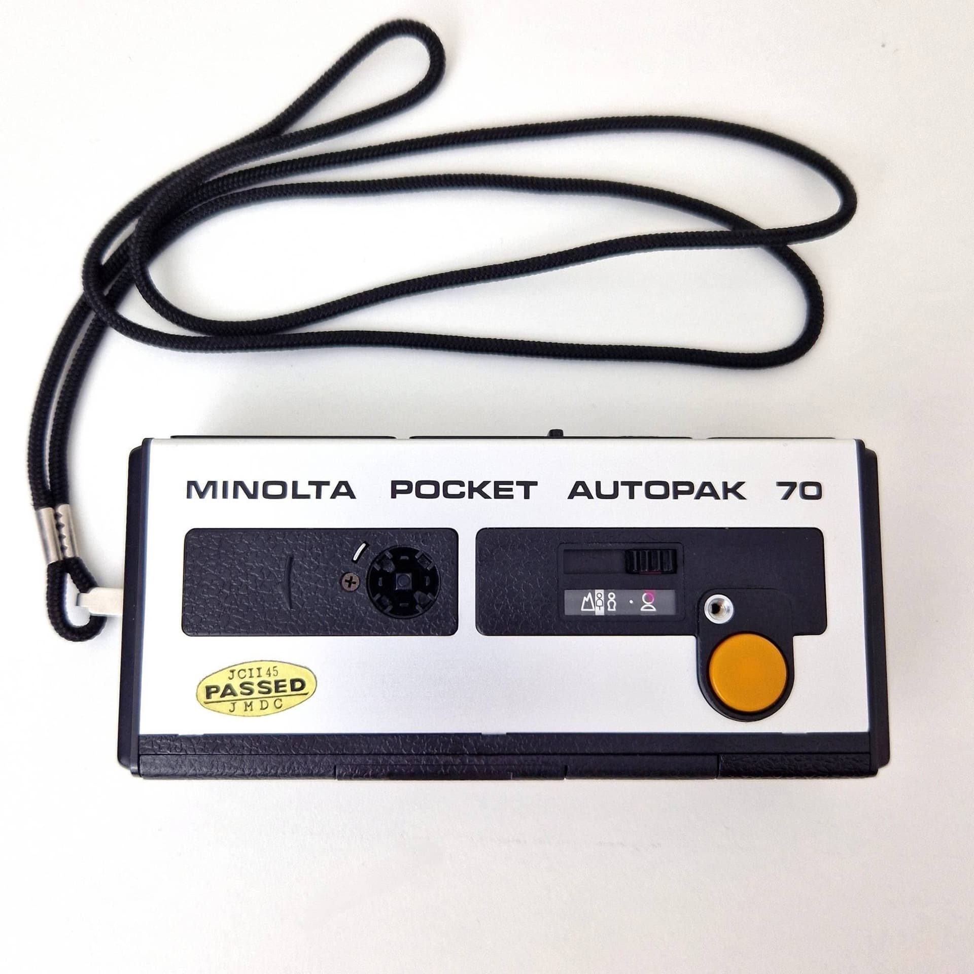 Minolta Pocket Autopak 70 110 Film Camera - Rokkor Lens - Case - Tested